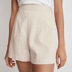 Madewell Women's High Waist Shorts in Beige